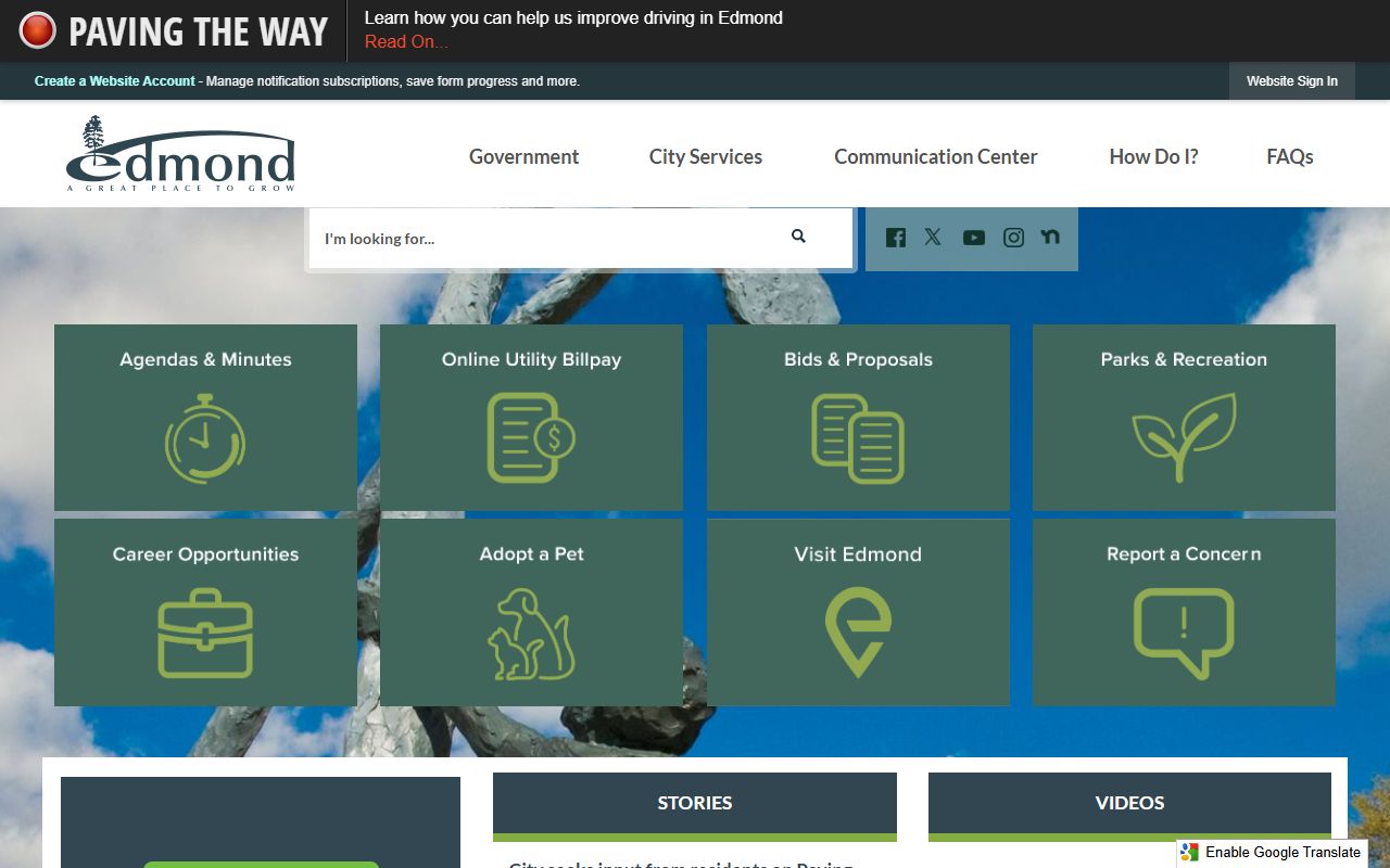 Edmond city portal death records resources