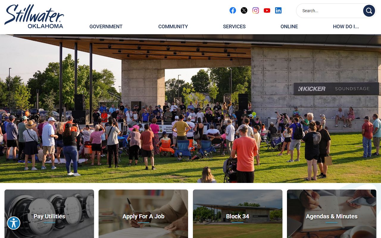 Stillwater city portal for death records information