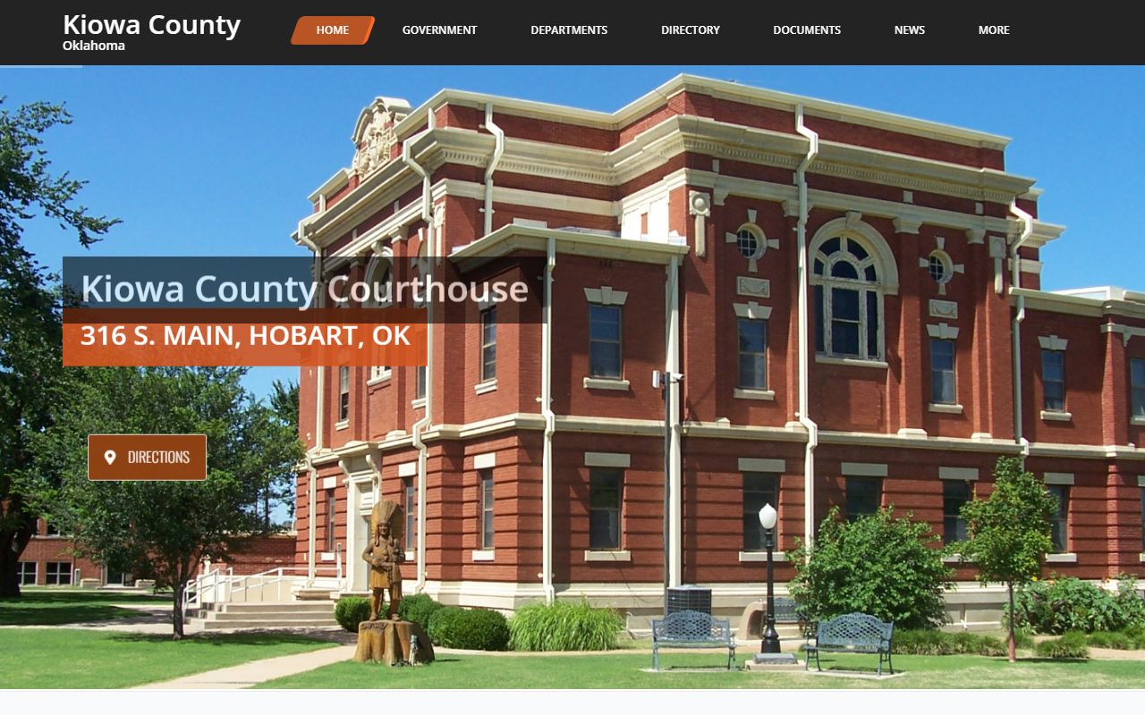 Kiowa County death records government portal