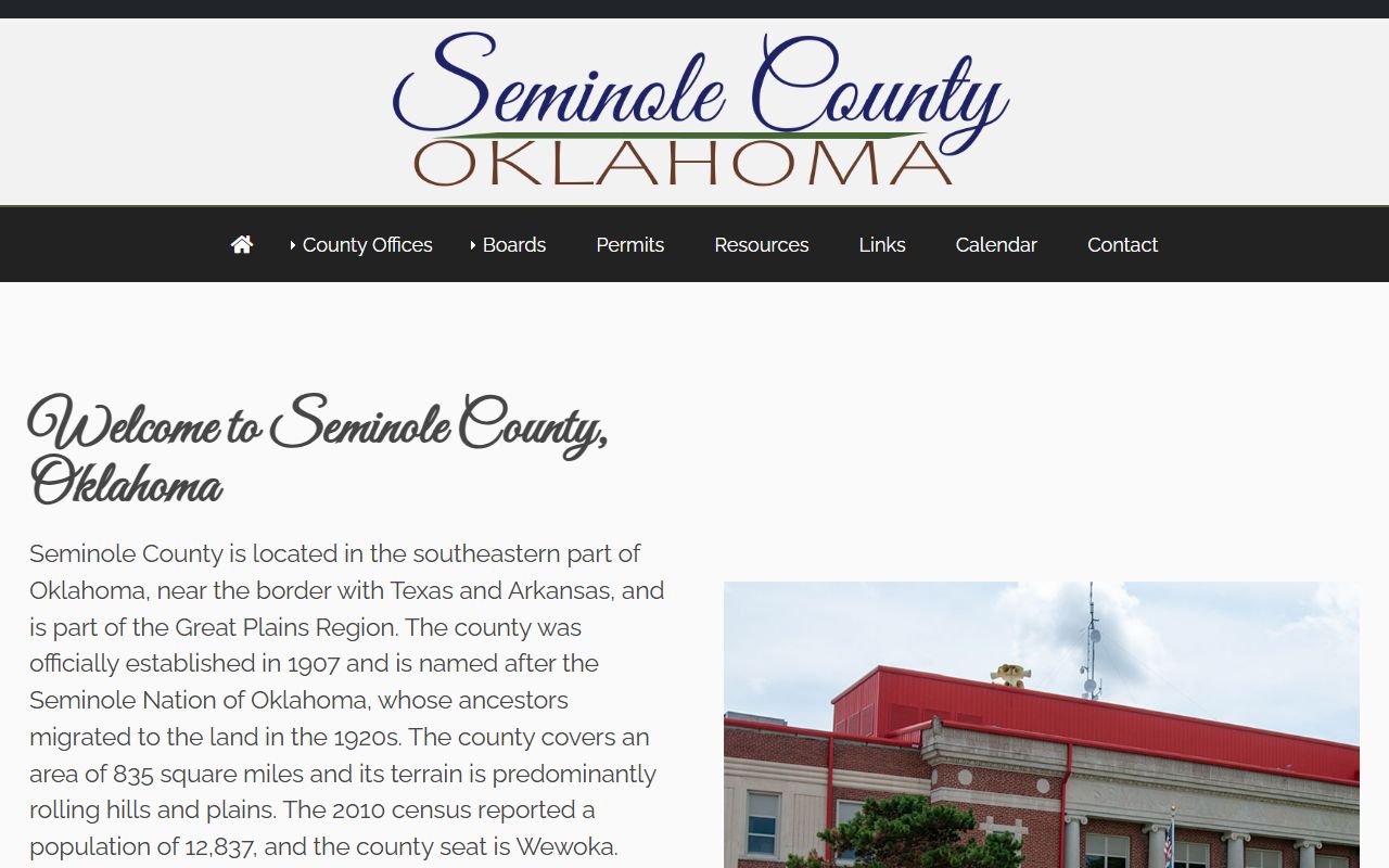 Seminole County government portal for death records
