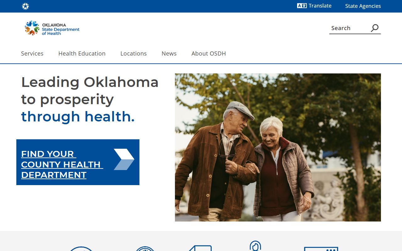 Oklahoma death records state department of health main portal